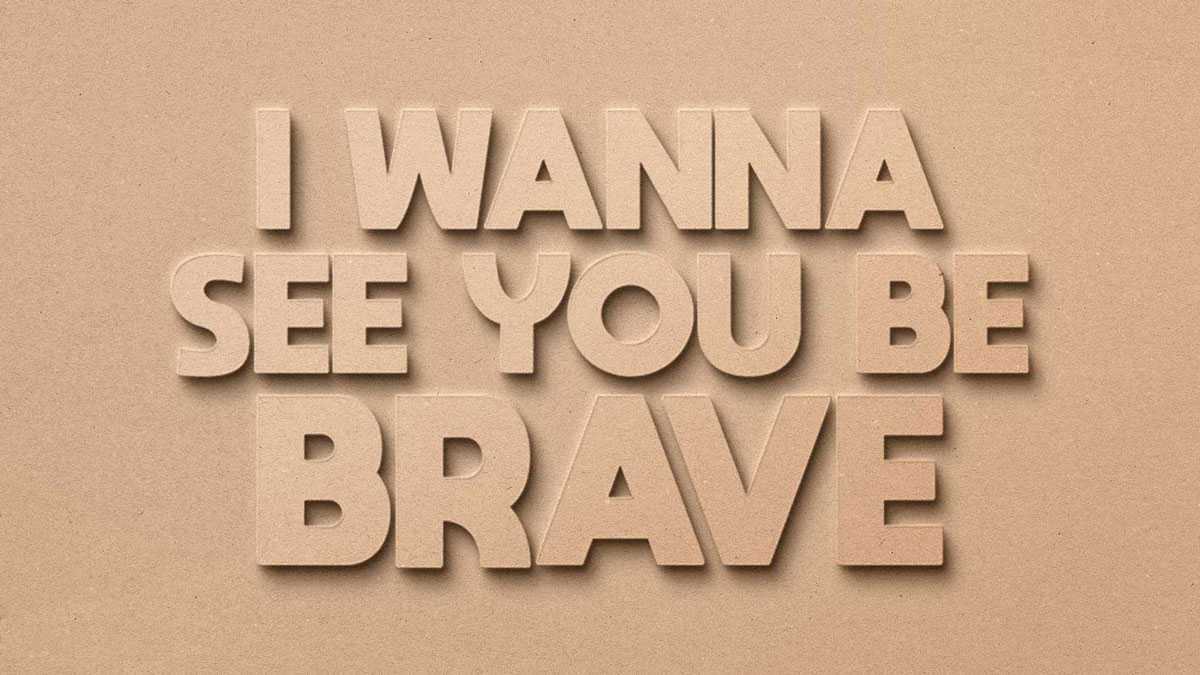 Free 3D Cardboard Embossed Style Text Effect PSD