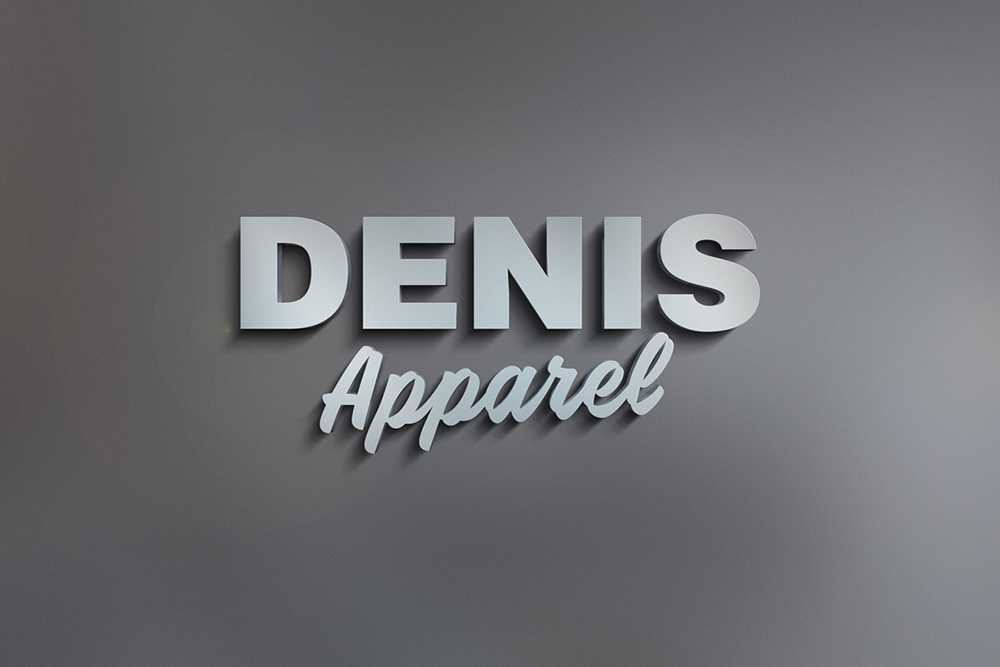Free 3D Logo Mockup