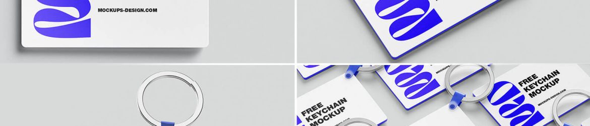 Free 4 Free Versatile Rectangle Keychain Mockup PSD PSD