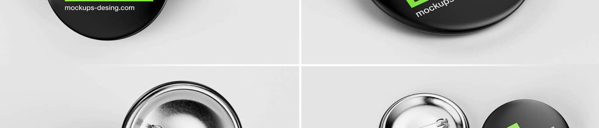 Free 5 Free Pin-Back Button Badge Mockup PSD Files PSD Free 5 Free Pin-Back Button Badge Mockup PSD Files PSD