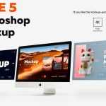 Free 5 iMac Mockups PSD - Free PSD Mockups | PsFiles