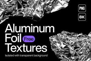 Free 50 Aluminium Foil Textures