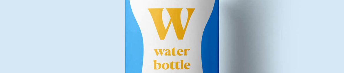 Free 500ml PET Water Bottle Mockup PSD