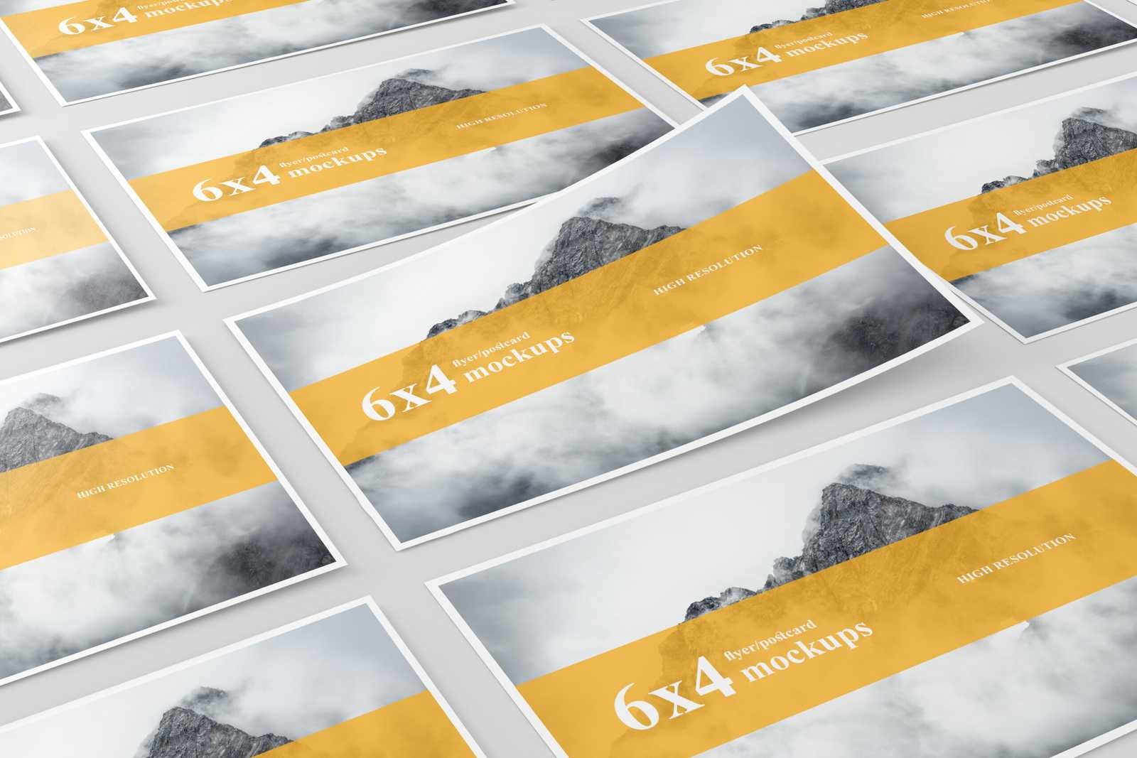 Free 6x4 Postcard / Flyer Mockup