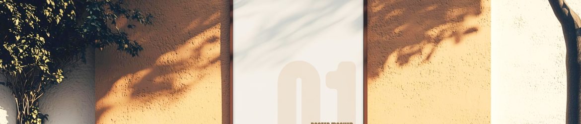 Free A2 Outdoor Poster Mockup On Yellow Background Wall