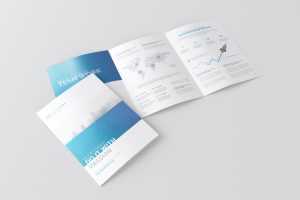 Free A4 3-Fold Brochure Mockup