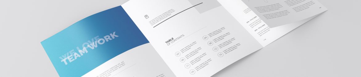 Free A4 4-Fold Brochure Mockup