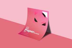 Free A4 Flyer Mockup