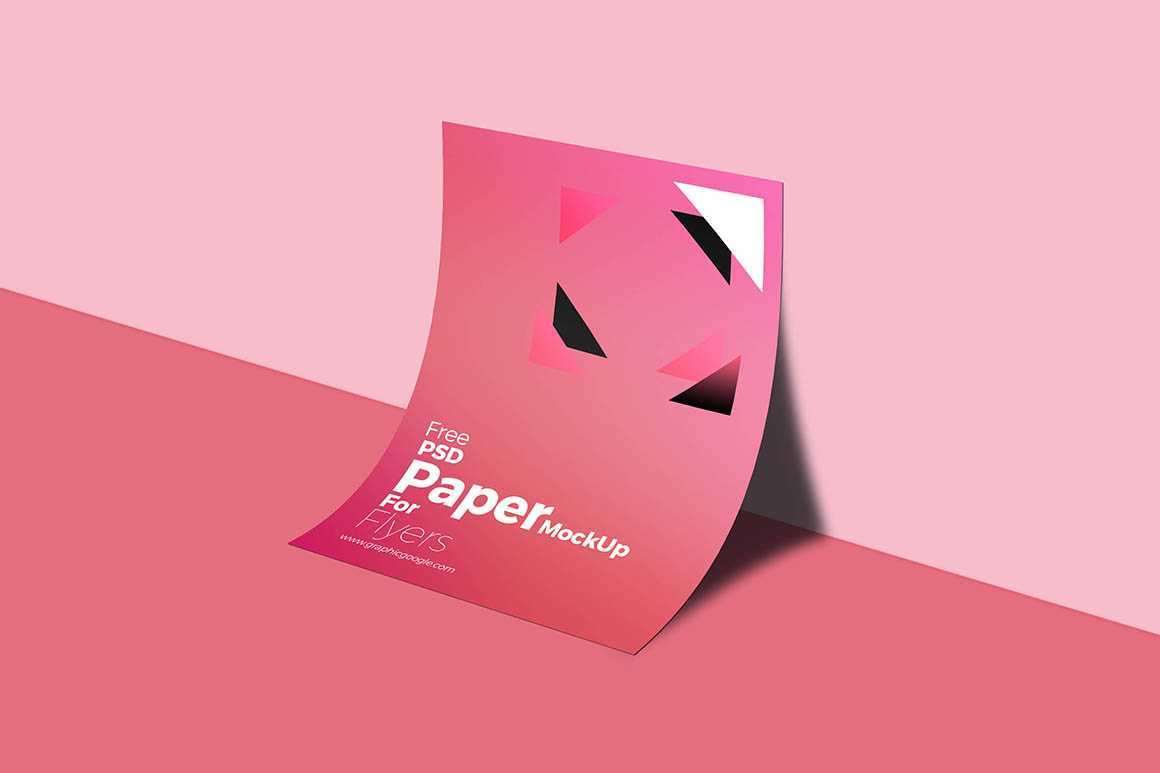 Free A4 Flyer Mockup