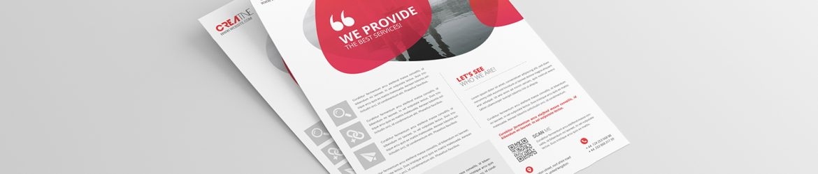 Free A4 Flyer Mockup