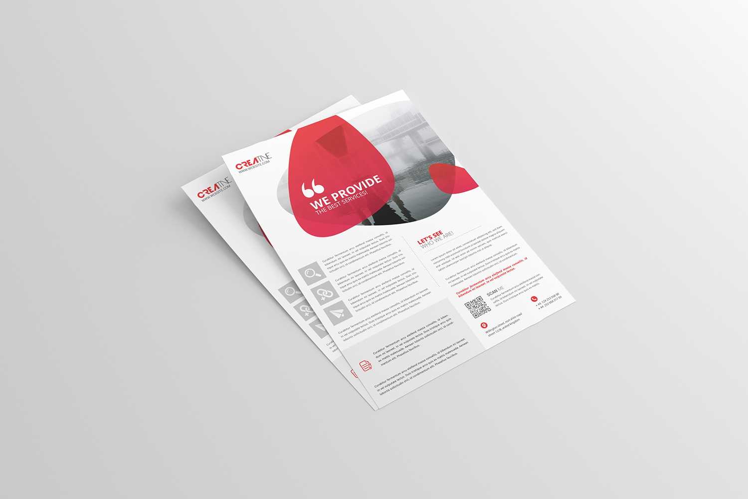 Free A4 Flyer Mockup