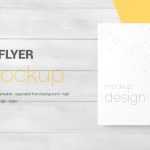 Free A4 Flyer PSD Mockup