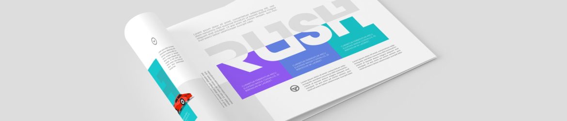 Free A4 Landscape Brochure Mock-Up
