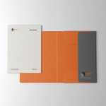 Free A4 Letterhead with Pocket Folder Mockup PSD