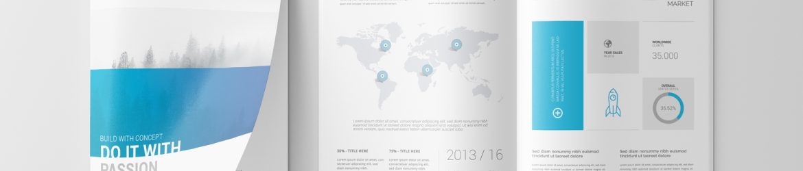 Free A4 Magazine Brochure Catalog Mockup PSD