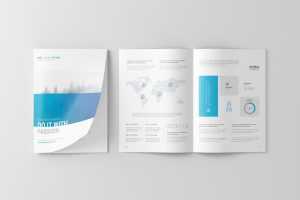 Free A4 Magazine Brochure Catalog Mockup PSD