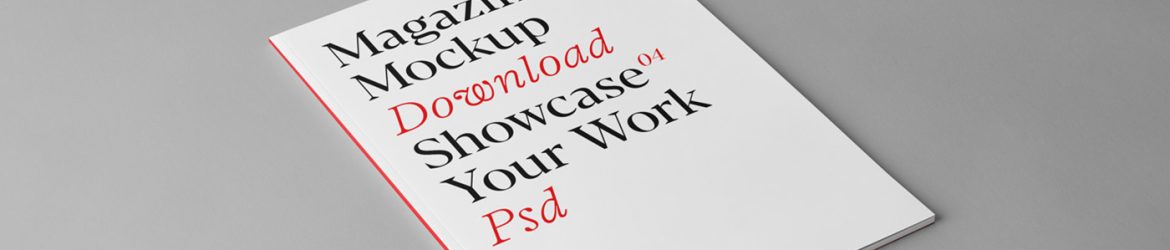 Free A4 Magazine Mockup Free A4 Magazine Mockup