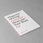 Free A4 Magazine Mockup