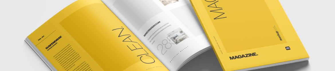 Free A4 Magazine Mockup