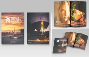 Free A4 Magazine Mockup PSD