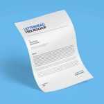 Free A4 Size Paper Flyer/Letterhead Mockup Set