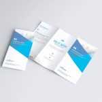 Free A4 Trifold Brochure Mockup