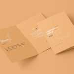 Free A5 Folded Wedding Invitation Card Mockup - Free PSD Download Free A5 Folded Wedding Invitation Card Mockup