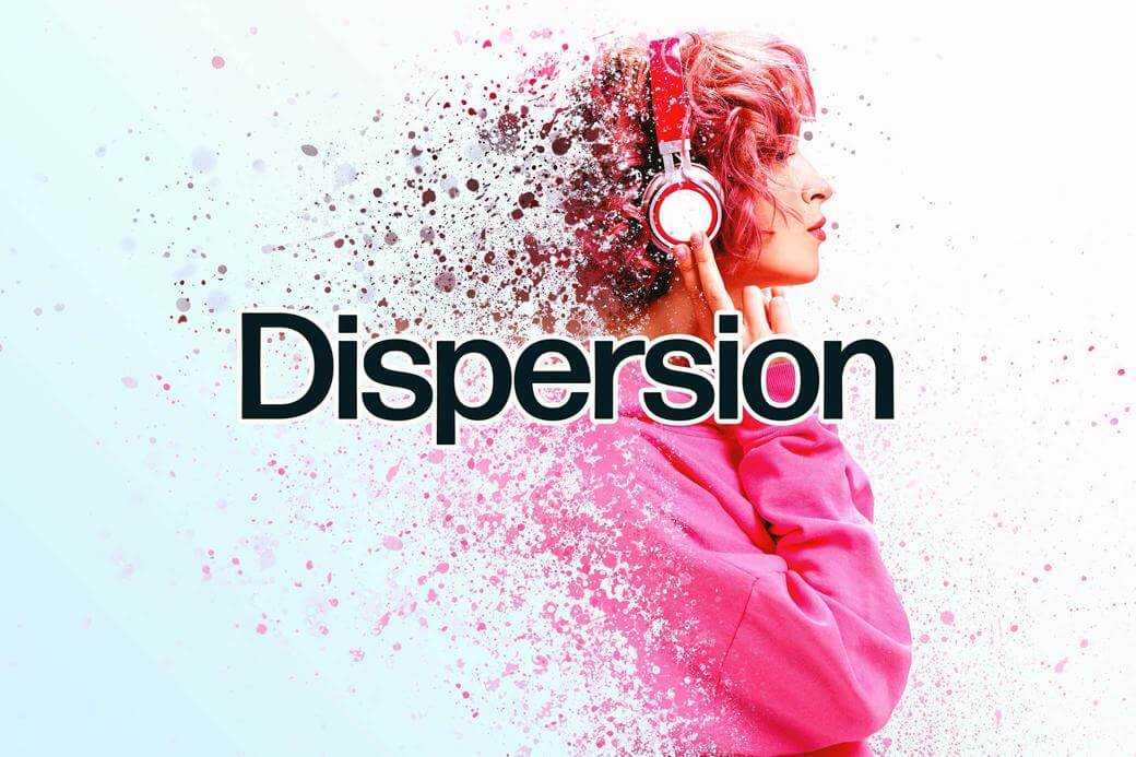 Free Abstract Dispersion Photo Effect PSD file