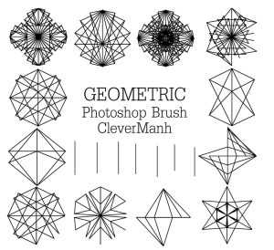 Free Abstract Geometric Brushes - Free Photoshop Brushes