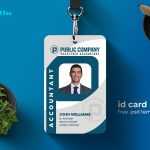 Free Accountant Office Identity Card Design Creative PSD Template - Free PSD Download Free Accountant Office Identity Card Design Creative PSD Template