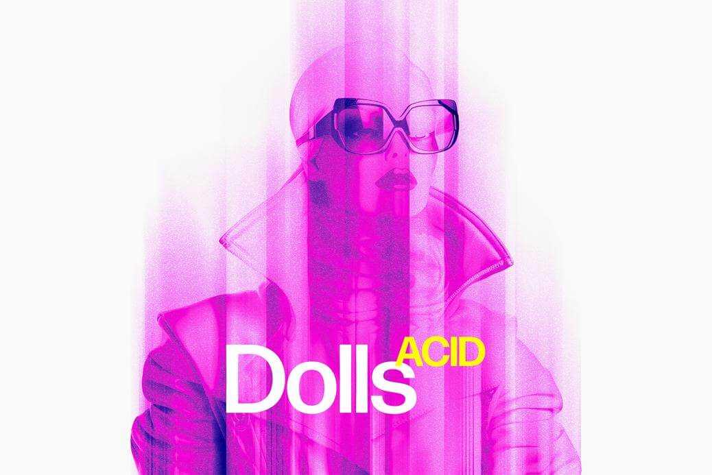 Free Acid Dolls Photo Effect PSD Mockup