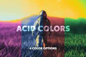 Free Acid Gradient Maps Photo Effect PSD
