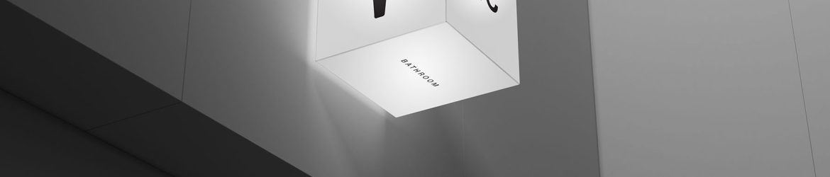 Free Acrylic Cube Lightbox Mockup PSD