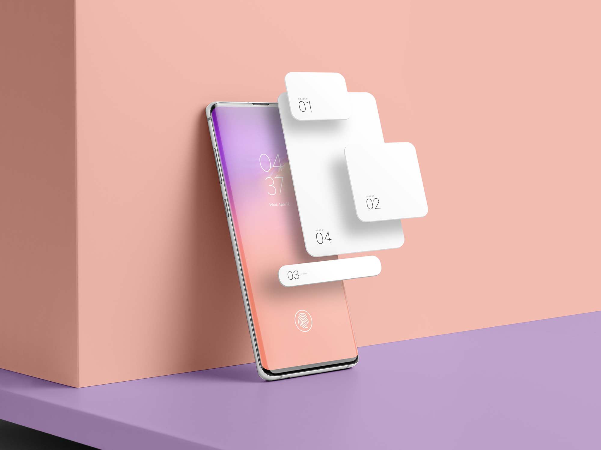 Free Android Smartphone Mockup PSD Download