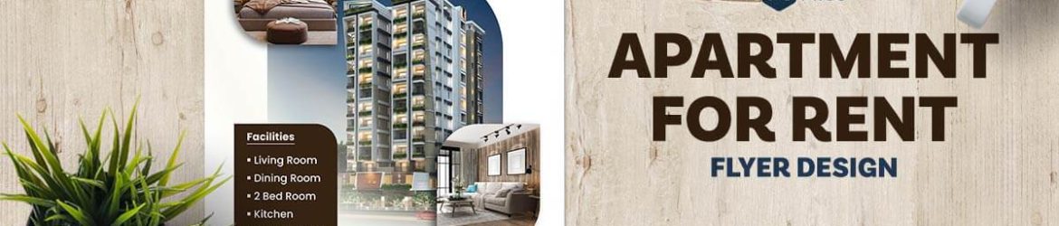 Free Apartment for Rent Flyer Design PSD Template