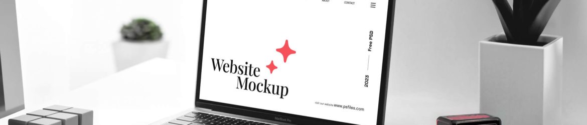 Free Apple MacBook Pro Mockup PSD