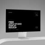 Free Apple Studio Display Mockup