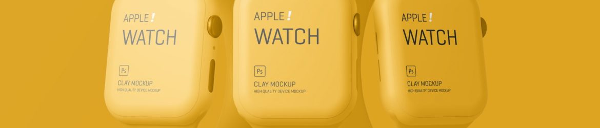 Free Apple Watch Clay Minimal Mockup Free Apple Watch Clay Minimal Mockup