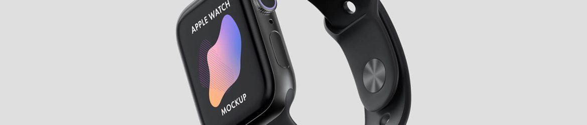 Free Apple Watch Mockup 3 PSD set