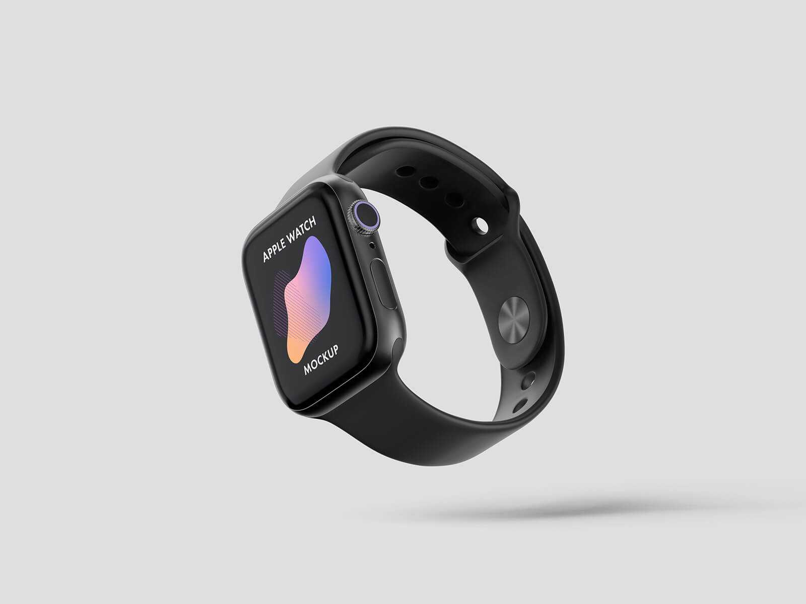 Free Apple Watch Mockup 3 PSD set