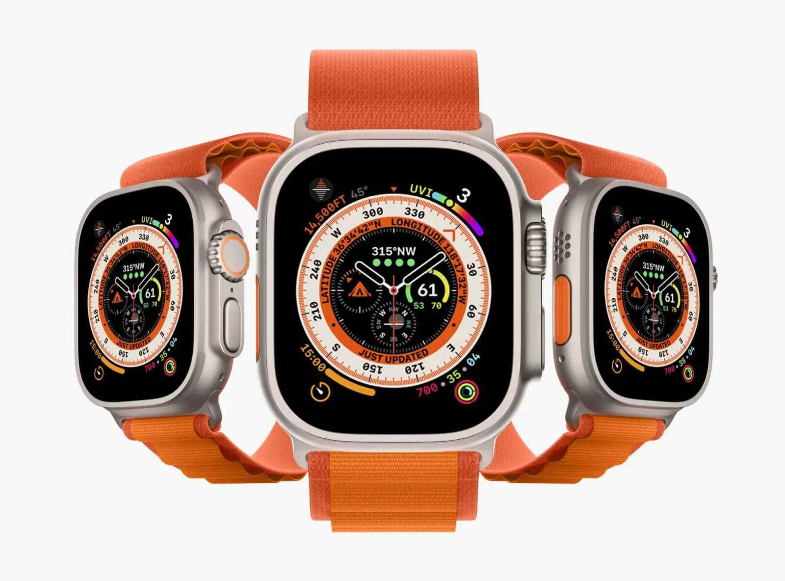 Free Apple Watch Ultra Mockup PSD