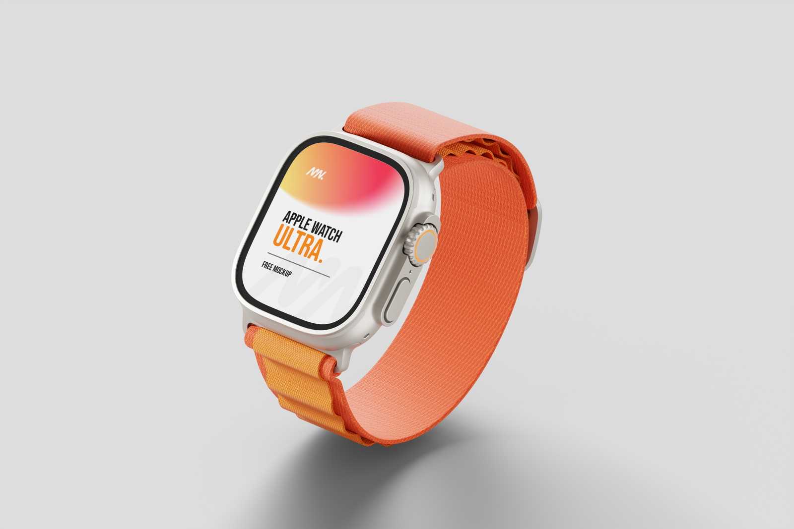 Free Apple Watch Ultra Mockup