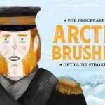 Free Arctic Dry Shading Brushes Procreate