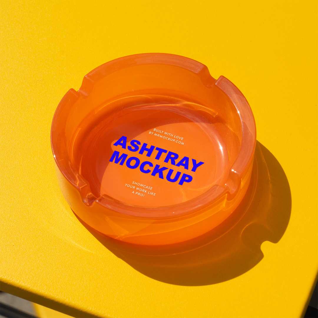 Free Ashtray Mockup