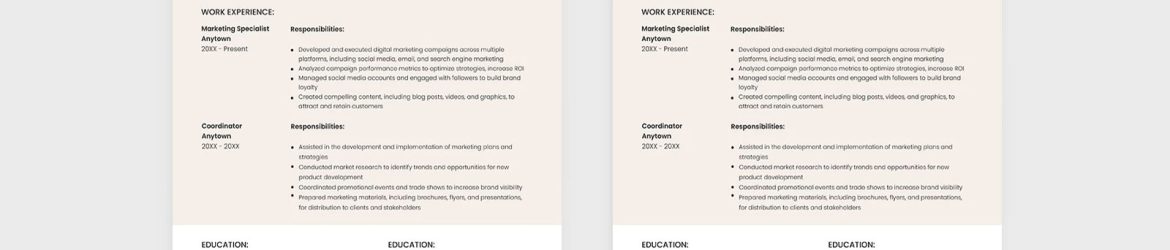 Free ATS Resume PSD Template