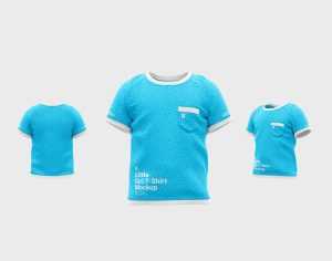 Free Baby Girl T-Shirt Mockup PSD Set - Free Mockups PSD | PsFiles