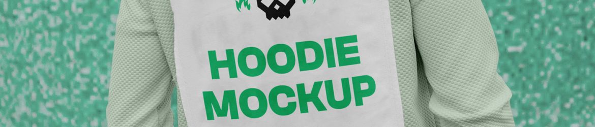 Free Back View Hoodie Mockup Free Back View Hoodie Mockup