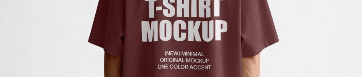 Free Back-View T-Shirt Mockup PSD for Streetwear Branding
