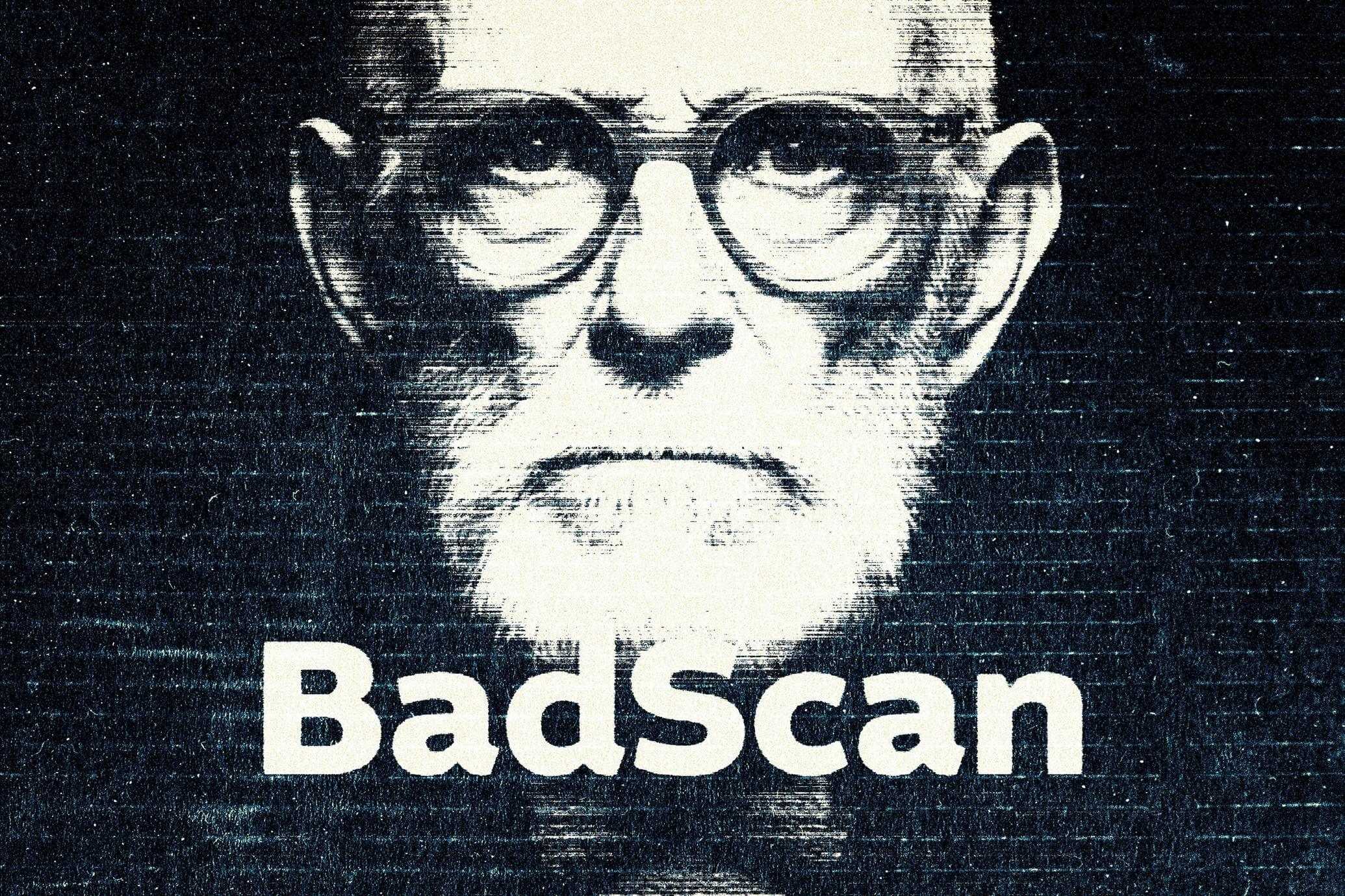 Free Bad Scan Reeded Photo Effect PSD