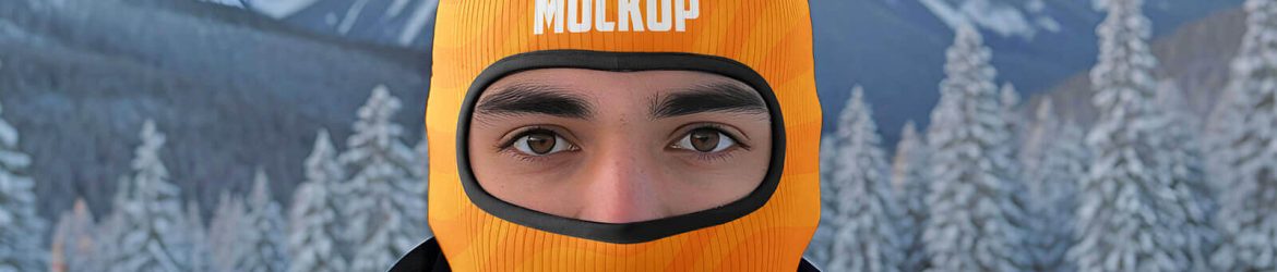 Free Balaclava Ski Mask Mockup PSD